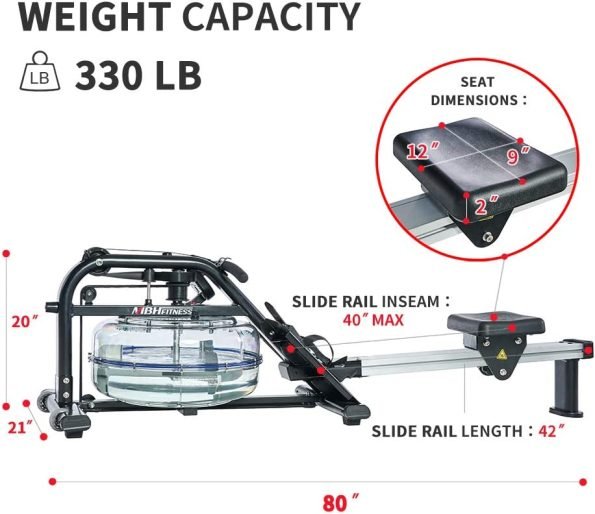 RM-05 Fitness Water Rower Machine Home-use